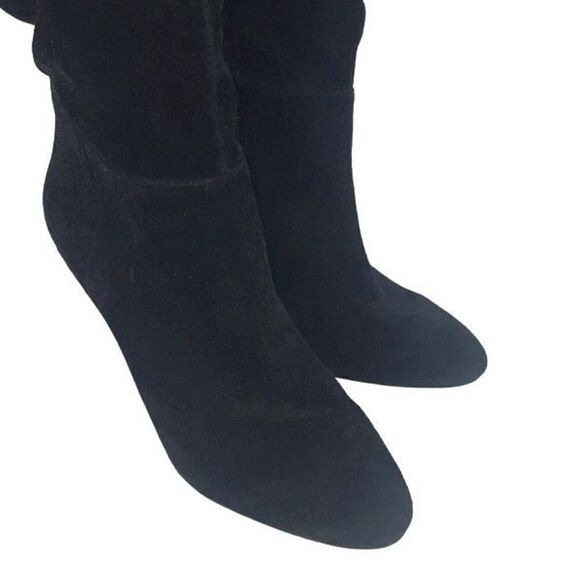 Vince Camuto Womens Suede VP-Larink Heeled Tall Boots Black Size 6.5 NWT - Picture 5 of 9